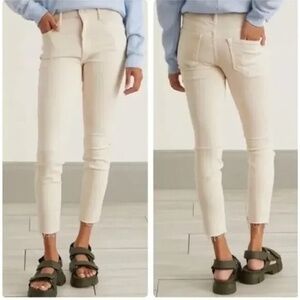 Mother Sz 25 The Looker Ankle Fray Jeans